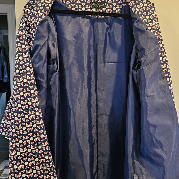 Chic Geometric Patterned Coat - Picture 6 of 6